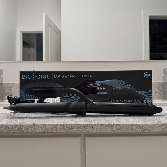 1.25" Bio Ionic Long Barrel Curling Iron - Picture 1 of 4
